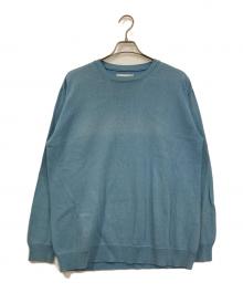 nanamica（ナナミカ）の古着「7G Crew Neck Sweater」｜ブルー