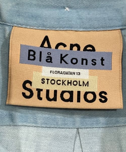 ACNE STUDIOS Bla konst（アクネステュディオスブロコンスト）Acne Studios Bla Konst (アクネステュディオスブロコンスト) L'Appartement (アパルトモン) シャンブレーシャツワンピース ブルー サイズ:Sの古着・服飾アイテム