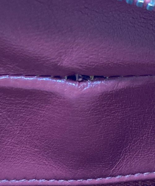 CHANEL（シャネル）CHANEL (シャネル) キャビアスキン ロゴ ボーリングバッグ ピンクの古着・服飾アイテム