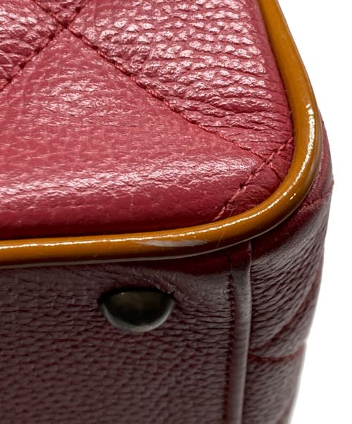 CHANEL（シャネル）CHANEL (シャネル) キャビアスキン ロゴ ボーリングバッグ ピンクの古着・服飾アイテム