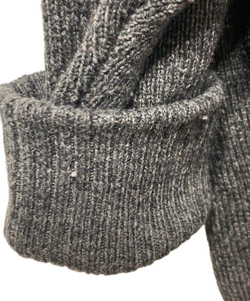 HELLY HANSEN（ヘリーハンセン）HELLY HANSEN (ヘリーハンセン) ウールハーフジップニット グレー サイズ:XLの古着・服飾アイテム