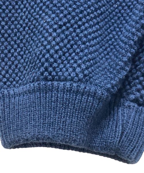 crepuscule（クレプスキュール）crepuscule (クレプスキュール) Moss Stitch Cardigan ネイビー サイズ:1の古着・服飾アイテム