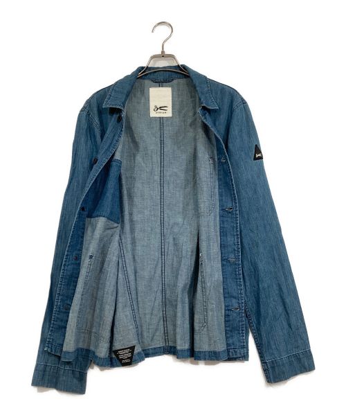 Denham（デンハム）Denham (デンハム) MAO JACKET ブルー サイズ:SIZE Mの古着・服飾アイテム