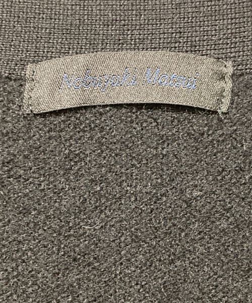 nobuyuki matsui（ノブユキマツイ）Nobuyuki Matsui (ノブユキマツイ) ニットカーディガン / Melt down Cardigan ブラック サイズ:3の古着・服飾アイテム