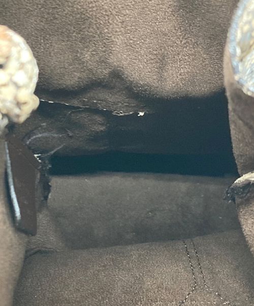 MARCO MASI（マルコマージ）MARCO MASI (マルコマージ) パイソン巾着トートバッグ ブラウンの古着・服飾アイテム