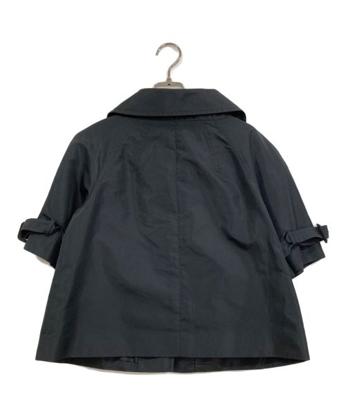 PRADA（プラダ）PRADA (プラダ) シルク混半袖ジャケット ブラック サイズ:SIZE 38の古着・服飾アイテム