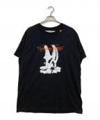 OFFWHITEオフホワイト）の古着「プリントTシャツ」｜ブラック