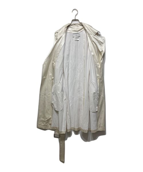 CHANEL（シャネル）CHANEL (シャネル) コットンシルクコート ホワイト サイズ:SIZE 34の古着・服飾アイテム