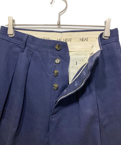 NEAT（ニート）NEAT (ニート) L'ECHOPPE (レショップ) スラックス / /USA TROUSERS ブルー サイズ:30の古着・服飾アイテム