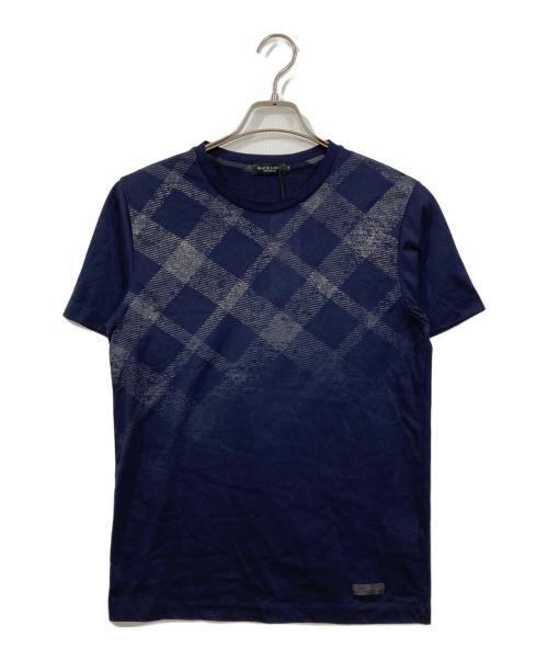 BLACK LABEL CRESTBRIDGE（ブラックレーベル クレストブリッジ）BLACK LABEL CRESTBRIDGE (ブラックレーベル クレストブリッジ) クルーネックカットソー ネイビー サイズ:Ⅿの古着・服飾アイテム