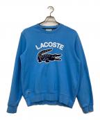 LACOSTEラコステ）の古着「プリントスウェット」｜ブルー