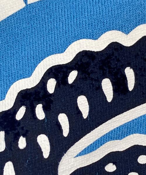 LACOSTE（ラコステ）LACOSTE (ラコステ) プリントスウェット ブルー サイズ:Ⅿの古着・服飾アイテム