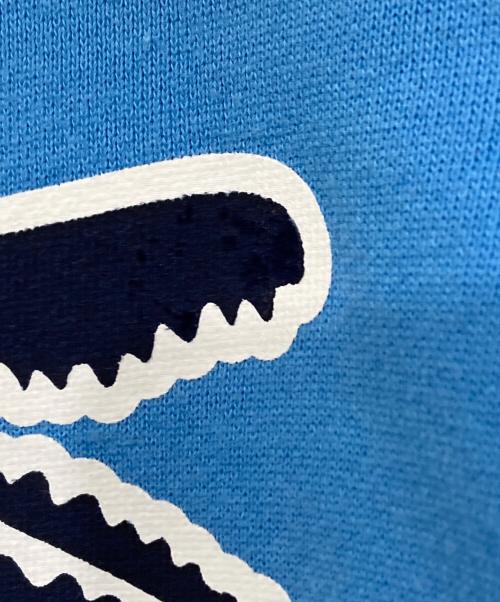 LACOSTE（ラコステ）LACOSTE (ラコステ) プリントスウェット ブルー サイズ:Ⅿの古着・服飾アイテム