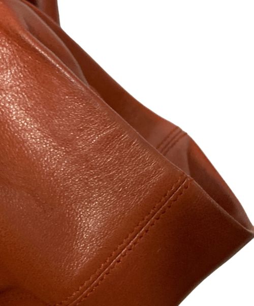 CHANEL（シャネル）CHANEL (シャネル) ラムスキンレザーコート ブラウン サイズ:36の古着・服飾アイテム