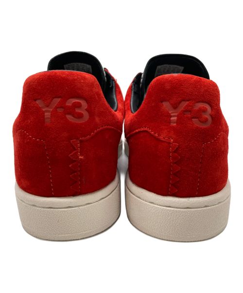 Y-3（ワイスリー）Y-3 (ワイスリー) スウェードローカットスニーカー レッド サイズ:24.5cmの古着・服飾アイテム