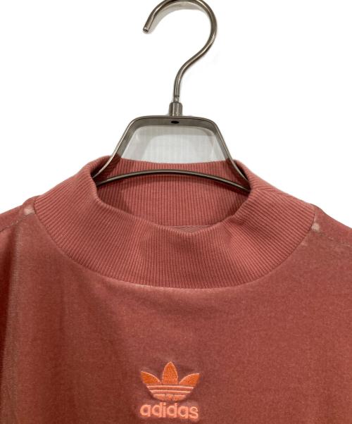 adidas（アディダス）adidas (アディダス) Velvet Vibesクルーネックスウェット ピンク サイズ:Ⅿの古着・服飾アイテム