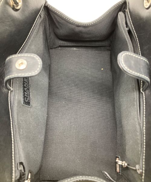 CHANEL（シャネル）CHANEL (シャネル) チェーンショルダートートバッグ ブラックの古着・服飾アイテム