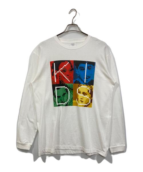 RTM GALLERY（アール・ティー エム ギャラリー）RTM GALLERY (アール・ティー エム ギャラリー) larry clark (ラリークラーク) LARRY CLARK × R.TM GALLERY ロングスリーブTシャツ ホワイト サイズ:Lの古着・服飾アイテム