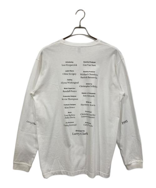 RTM GALLERY（アール・ティー エム ギャラリー）RTM GALLERY (アール・ティー エム ギャラリー) larry clark (ラリークラーク) LARRY CLARK × R.TM GALLERY ロングスリーブTシャツ ホワイト サイズ:Lの古着・服飾アイテム