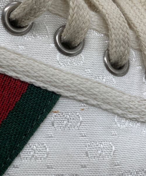 GUCCI（グッチ）GUCCI (グッチ) ハイカットスニーカー ホワイト サイズ:6の古着・服飾アイテム