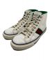 GUCCI（グッチ）の古着「ハイカットスニーカー」｜ホワイト