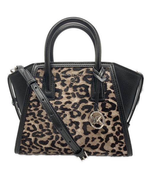 MICHAEL KORS（マイケル・コース）MICHAEL KORS (マイケルコース) 2WAYバッグ ブラックの古着・服飾アイテム