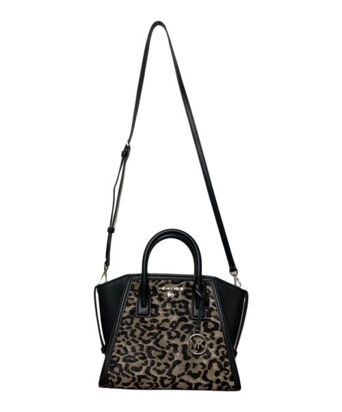 MICHAEL KORS（マイケル・コース）MICHAEL KORS (マイケルコース) 2WAYバッグ ブラックの古着・服飾アイテム