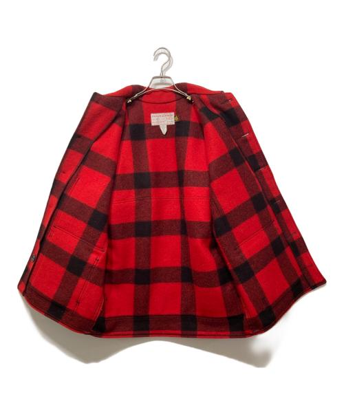 FILSON GARMENT（フィルソン ガーメント）FILSON GARMENT (フィルソン ガーメント) ダブルマッキーノクルーザージャケット レッド サイズ:40の古着・服飾アイテム