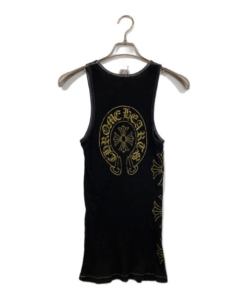 CHROME HEARTS（クロムハーツ）CHROME HEARTS (クロムハーツ) ロゴタンクトップ ブラック サイズ:Ⅿの古着・服飾アイテム