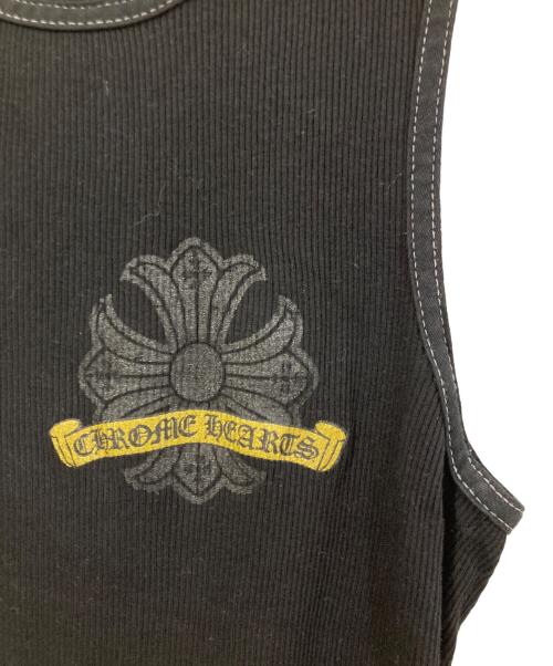 CHROME HEARTS（クロムハーツ）CHROME HEARTS (クロムハーツ) ロゴタンクトップ ブラック サイズ:Ⅿの古着・服飾アイテム