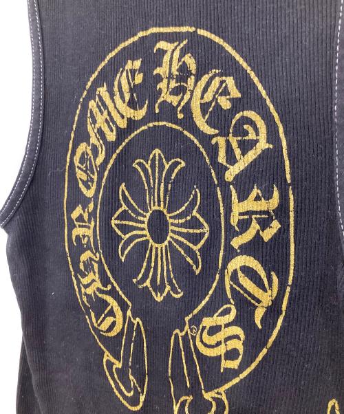 CHROME HEARTS（クロムハーツ）CHROME HEARTS (クロムハーツ) ロゴタンクトップ ブラック サイズ:Ⅿの古着・服飾アイテム