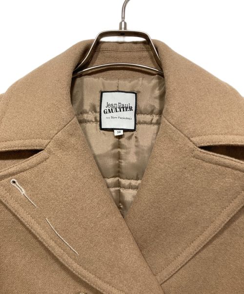 Jean Paul GAULTIER（ジャンポールゴルチェ）Jean Paul GAULTIER (ジャンポールゴルチェ) Pコート ブラウン サイズ:38の古着・服飾アイテム
