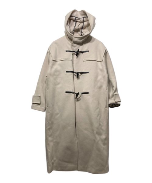 uncrave（アンクレイヴ3.）uncrave (アンクレイヴ) プルーフメルトン ダッフルコート ホワイト サイズ:1の古着・服飾アイテム
