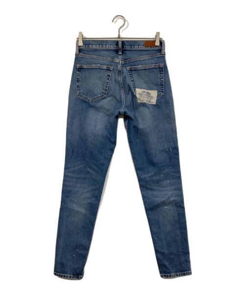 POLO RALPH LAUREN（ポロ・ラルフローレン）POLO RALPH LAUREN (ポロ・ラルフローレン) パッチスキニーデニムパンツ ブルー サイズ:27の古着・服飾アイテム