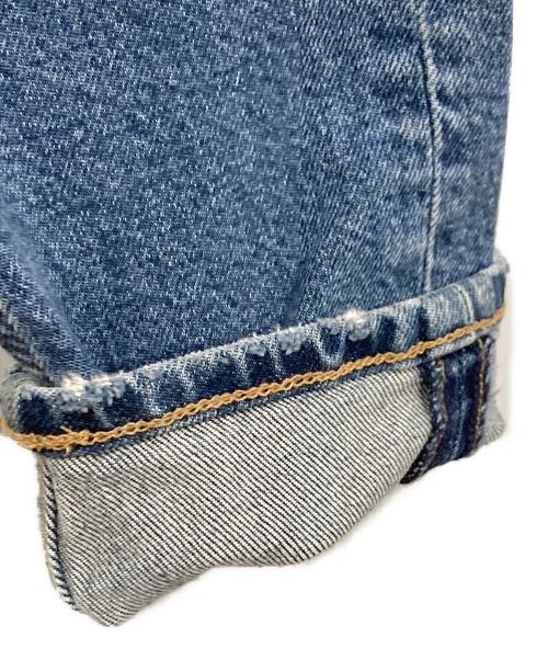 POLO RALPH LAUREN（ポロ・ラルフローレン）POLO RALPH LAUREN (ポロ・ラルフローレン) パッチスキニーデニムパンツ ブルー サイズ:27の古着・服飾アイテム