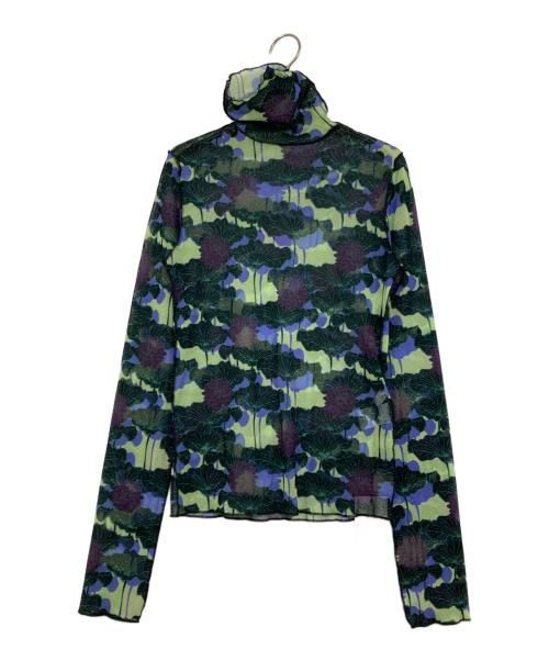 GVGV（ジーヴィージーヴィー）GVGV (ジーヴィージーヴィー) FLORAL STRECH TULL グリーン サイズ:Sの古着・服飾アイテム