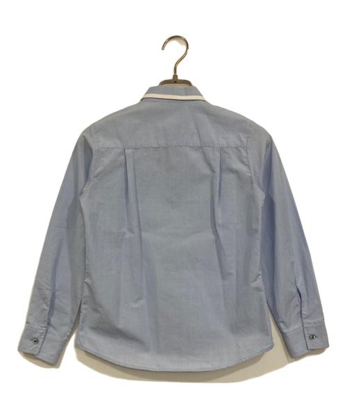 GUCCI（グッチ）GUCCI (グッチ) ブザムシャツ/長袖シャツ ブルー サイズ:8の古着・服飾アイテム