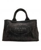 PRADAプラダ）の古着「カナパトートバッグ」｜グレー