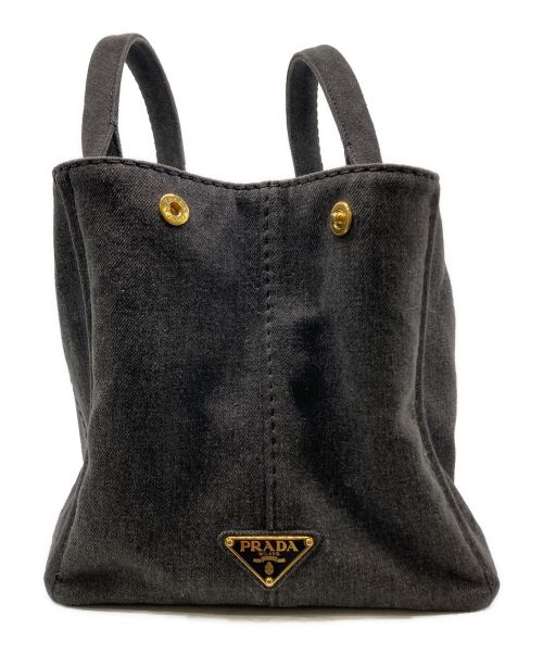 PRADA（プラダ）PRADA (プラダ) カナパトートバッグ グレーの古着・服飾アイテム