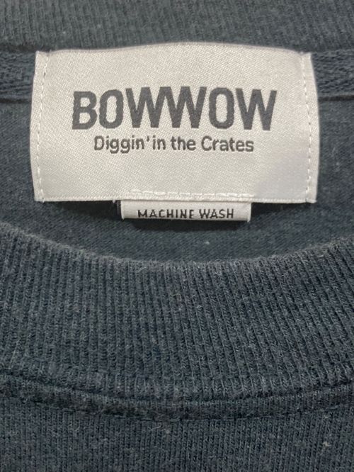 BOWWOW（バウワウ）BOWWOW (バウワウ) DISNEY (ディズニー) フロッキープリントカットソー ブラック サイズ:Lの古着・服飾アイテム