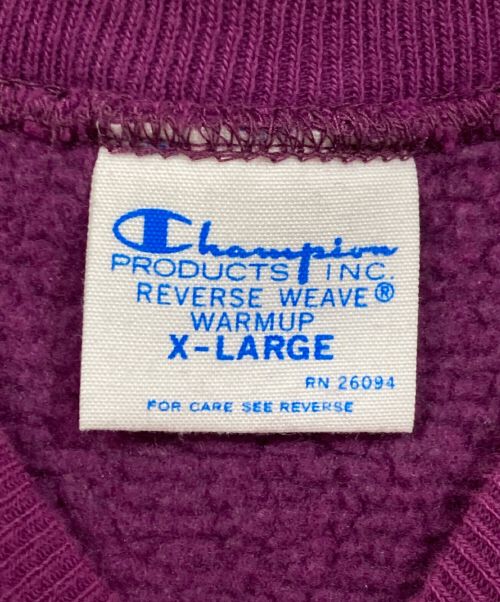 Champion（チャンピオン）Champion (チャンピオン) リバースウィーブスウェット パープル サイズ:XLの古着・服飾アイテム