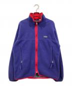 Patagoniaパタゴニア）の古着「LIGHT-X CARDIGAN/フリースジャケット」｜ブルー×レッド