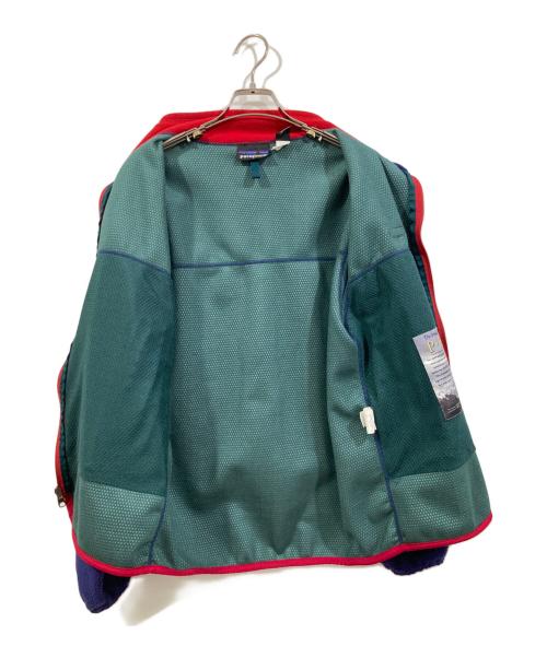 Patagonia（パタゴニア）Patagonia (パタゴニア) LIGHT-X CARDIGAN/フリースジャケット ブルー×レッド サイズ:Sの古着・服飾アイテム
