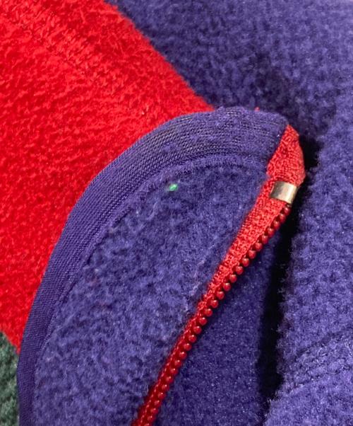 Patagonia（パタゴニア）Patagonia (パタゴニア) LIGHT-X CARDIGAN/フリースジャケット ブルー×レッド サイズ:Sの古着・服飾アイテム