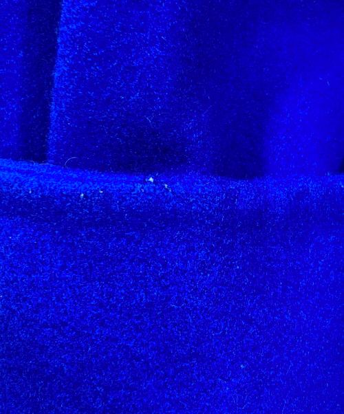 UN3D.（アンスリード）UN3D. (アンスリード) ステンカラーオーバーコート ブルー サイズ:36の古着・服飾アイテム