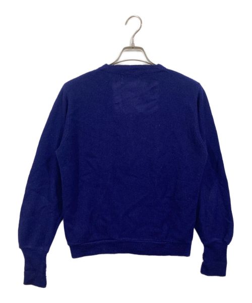 IZOD LACOSTE（アイゾッド ラコステ）IZOD LACOSTE (アイゾッド ラコステ) 70'sアクリルカーディガン ブルー サイズ:Sの古着・服飾アイテム