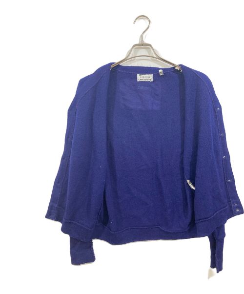 IZOD LACOSTE（アイゾッド ラコステ）IZOD LACOSTE (アイゾッド ラコステ) 70'sアクリルカーディガン ブルー サイズ:Sの古着・服飾アイテム