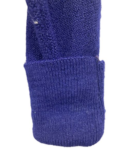 IZOD LACOSTE（アイゾッド ラコステ）IZOD LACOSTE (アイゾッド ラコステ) 70'sアクリルカーディガン ブルー サイズ:Sの古着・服飾アイテム