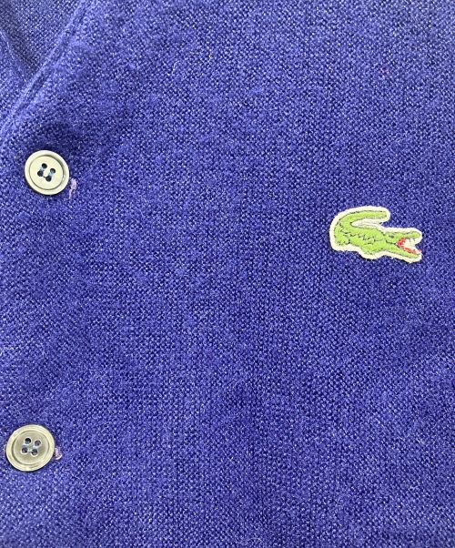 IZOD LACOSTE（アイゾッド ラコステ）IZOD LACOSTE (アイゾッド ラコステ) 70'sアクリルカーディガン ブルー サイズ:Sの古着・服飾アイテム