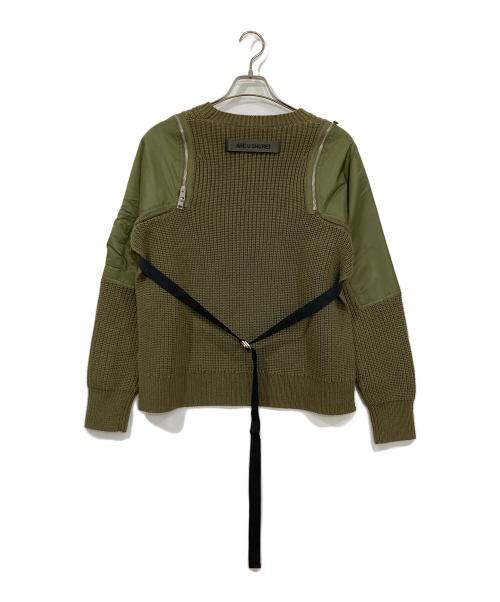 DIESEL（ディーゼル）DIESEL (ディーゼル) ジップニット カーキ サイズ:ＸSの古着・服飾アイテム